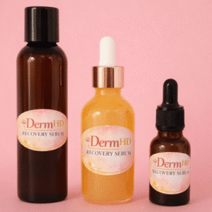 DermHD Recovery Serum Bottles